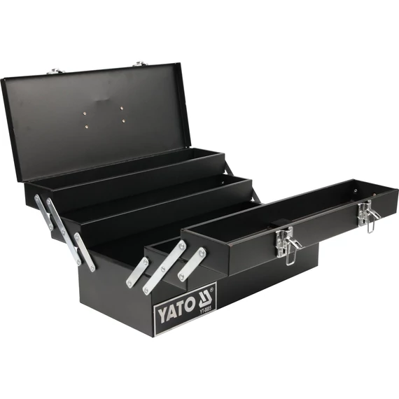 YATO Szerszámos láda, fém 460x200x225mm (YT-0885)