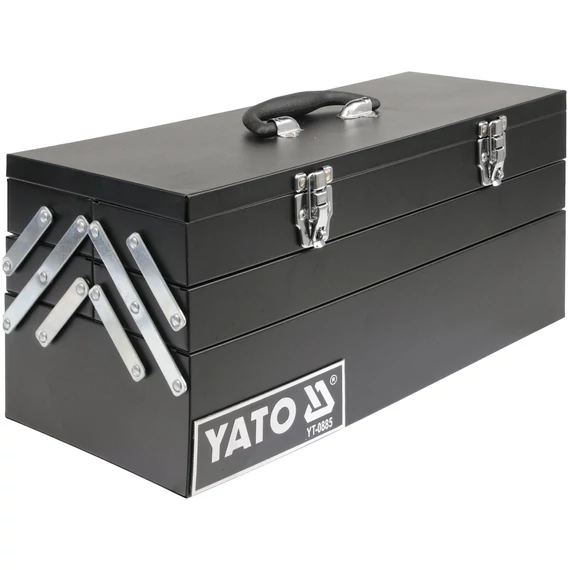YATO Szerszámos láda, fém 460x200x225mm (YT-0885)