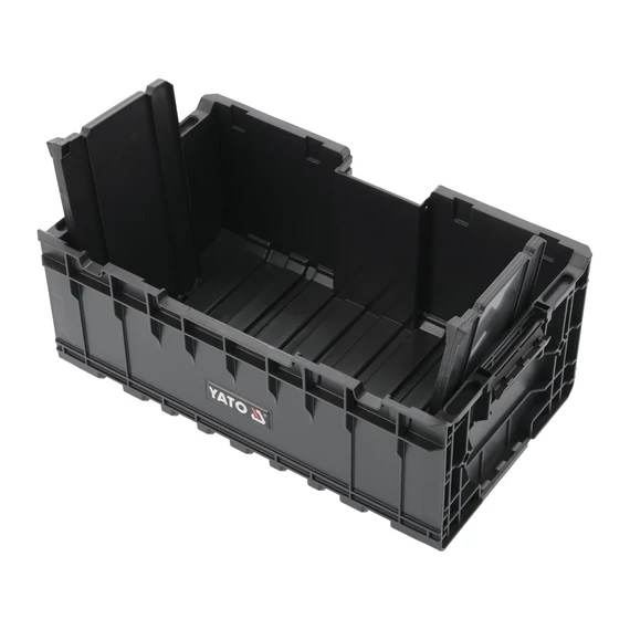 YATO Toolbox Nyitott szerszámosláda moduláris 2 rekesszel, 2 füllel 576x359x237mm (YT-09168)