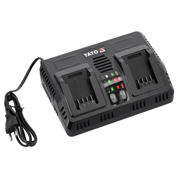 YATO Intelligens dupla töltő (4,5A/18V)