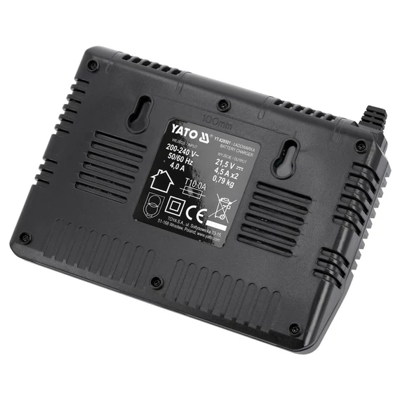 YATO Intelligens dupla töltő (4,5A/18V)