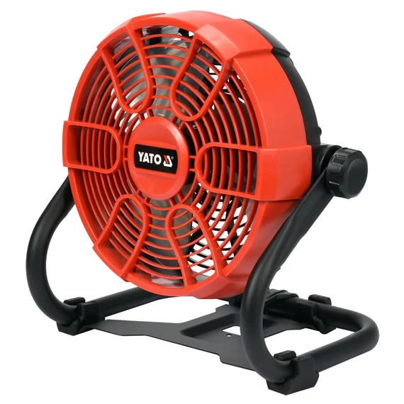 YATO Akkus hibrid ventilátor, 230mm, IPX0, 18V/230V (Akku és töltő nélkül!)
