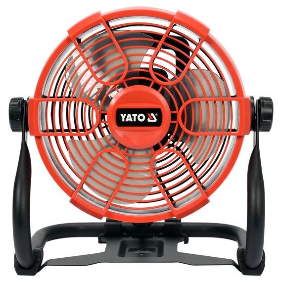 YATO Akkus hibrid ventilátor, 230mm, IPX0, 18V/230V (Akku és töltő nélkül!)