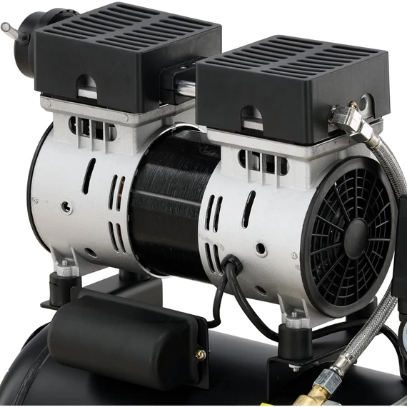 YATO Kompresszor, csendes, olajmentes, 24l, 8bar, IPX0, 750W/230V