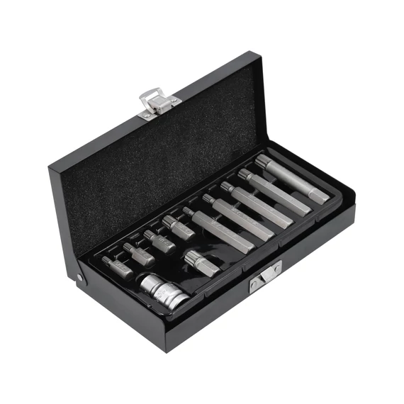 YATO Spline (sűrű torx-XZN) bit készlet 11 részes 1/2