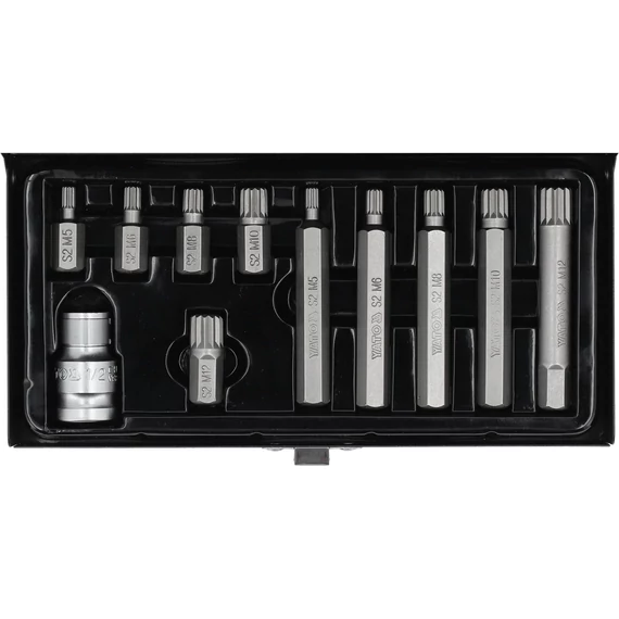 YATO Spline (sűrű torx-XZN) bit készlet 11 részes 1/2