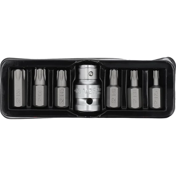 YATO Torx (furatos) bit készlet 7 részes 1/2