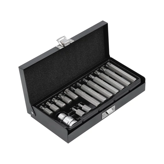 YATO Torx (furatos) bit készlet 15 részes 1/2