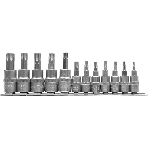 YATO Torx-dugókulcs készlet 12 részes, 1/4