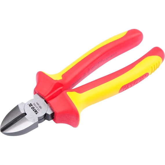 YATO Oldalcsípő fogó 1000 V-ig szigetelt 180mm (YT-21159)