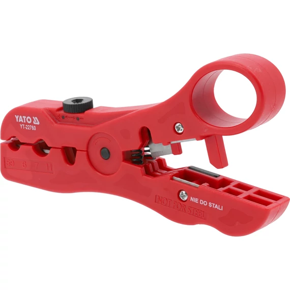 YATO Kábel csupaszító RG59/RG6/RG7/RG11/STP/UTP kábelekhez 125mm