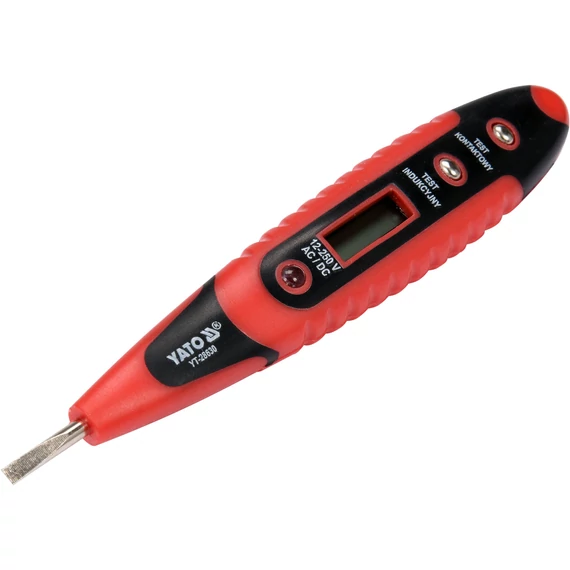 YATO Digitális feszültség teszter 12-250V (YT-28630)