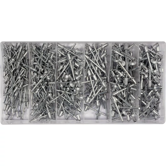 YATO Alumínium popszegecs készlet 2,4-4,8mm 400db-os (YT-36420)
