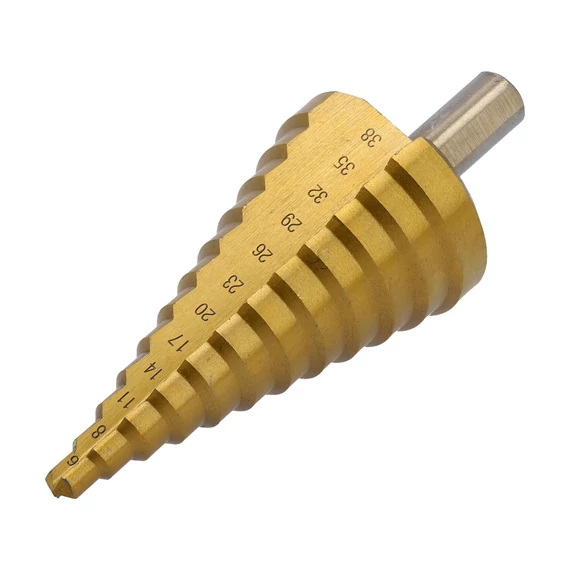 YATO HSS Titán-nitrid lépcsős fúró 6-38mm (YT-44740)