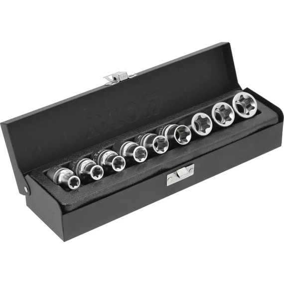 YATO Torx dugókulcs készlet 9 részes 1/2