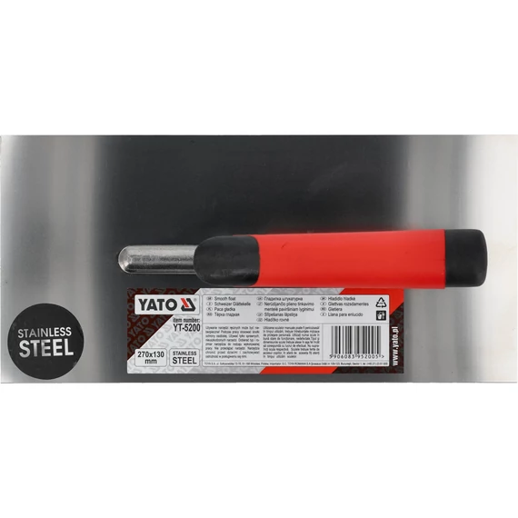 YATO Glettvas rozsdamentes 270x130mm (YT-5200)