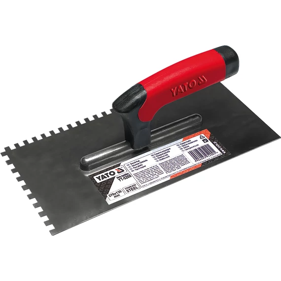 YATO Glettvas 8mm-es fogakkal 270x130mm (YT-5203)