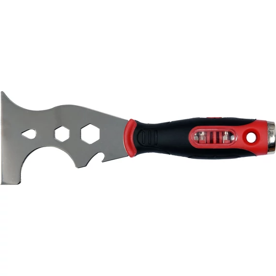 YATO Kaparó spakli multifunkciós inox + 4db bithegy (YT-52870)