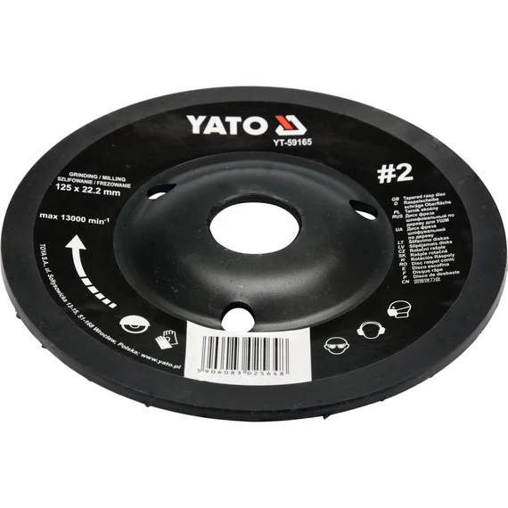 YATO Csiszolókorong 125mm NR2 (YT-59165)