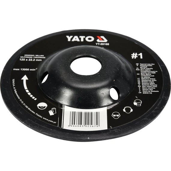 YATO Csiszolókorong 125mm NR1 (YT-59168)