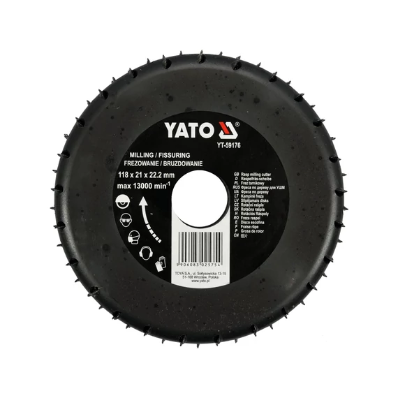 YATO Famaró korong 118mm (YT-59176)