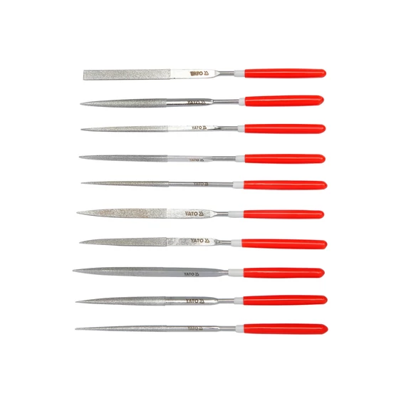 YATO Tűreszelő készlet gyémánt 10 részes 140mm (YT-6144)