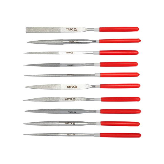 YATO Tűreszelő készlet gyémánt 10 részes 160mm (YT-6151)