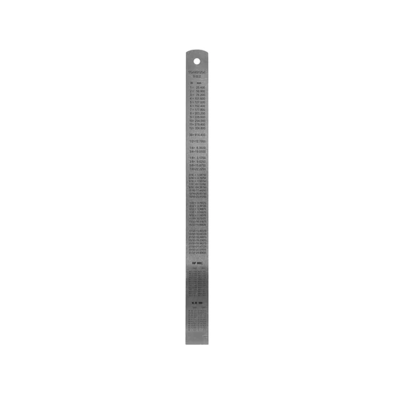 YATO Rozsdamentes acél vonalzó 300mm (YT-70721)