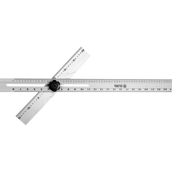 YATO Alumínium állítható szögű vonalzó 600x360mm (YT-70791)