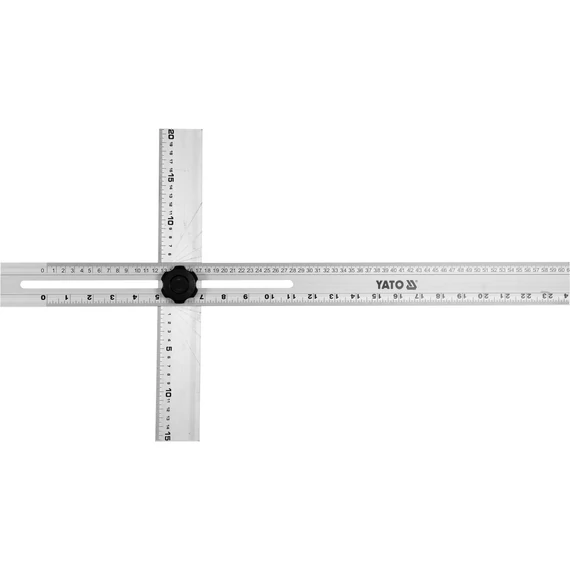 YATO Alumínium állítható szögű vonalzó 600x360mm (YT-70791)