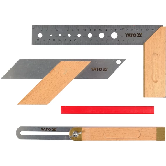 YATO Szögmérő készlet 45°/90°/135° 4db-os (YT-70823)