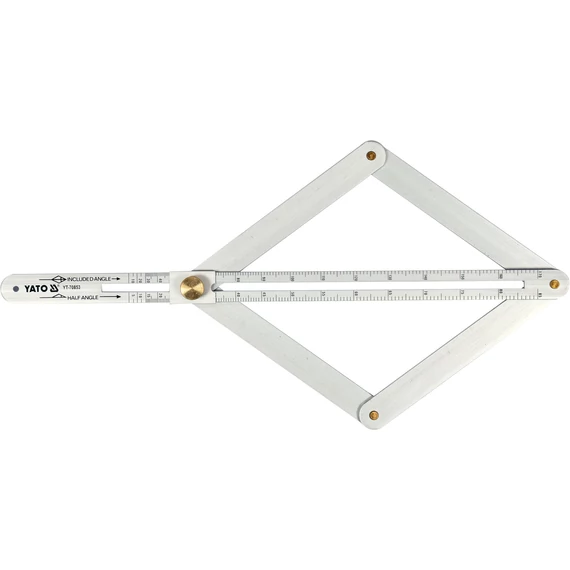 YATO Alumínium szögmérő 380x160mm (YT-70853)