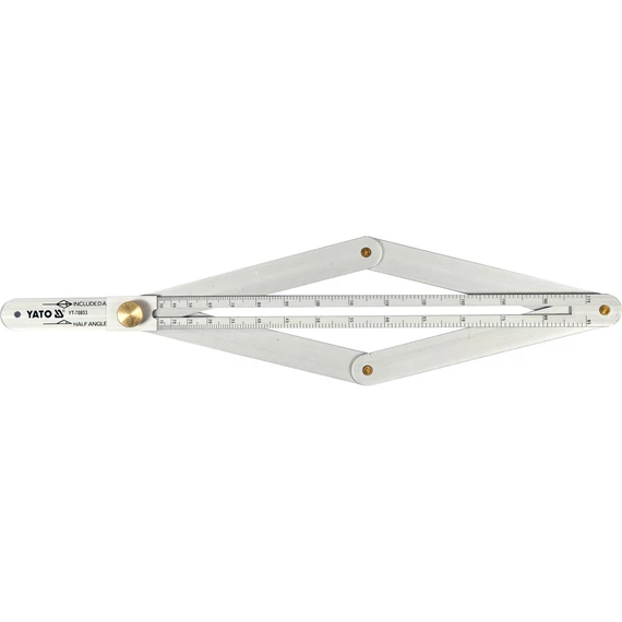 YATO Alumínium szögmérő 380x160mm (YT-70853)