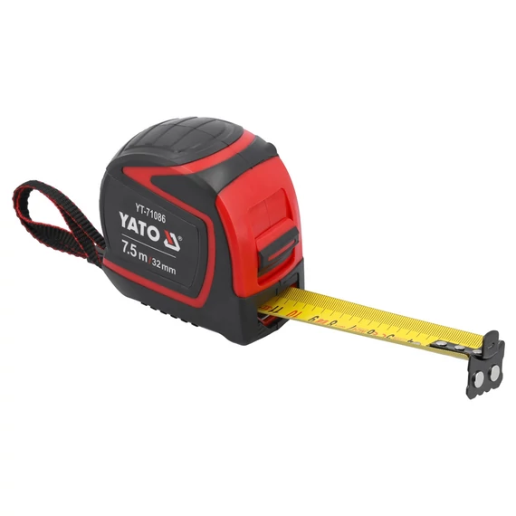 YATO Mérőszalag gumírozott 7,5m/25mm (YT-71086)