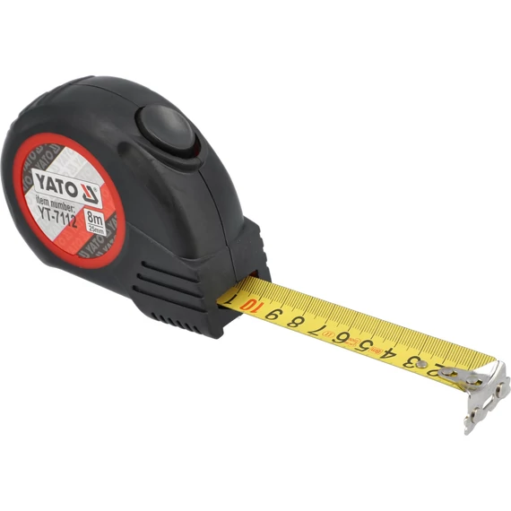 YATO Mérőszalag, acél 8m/25mm (YT-7112)