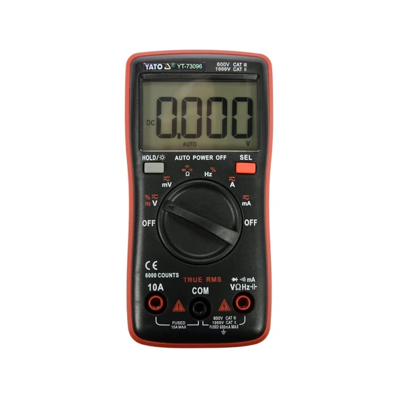 YATO TRUE RMS digitális mérő (YT-73096)