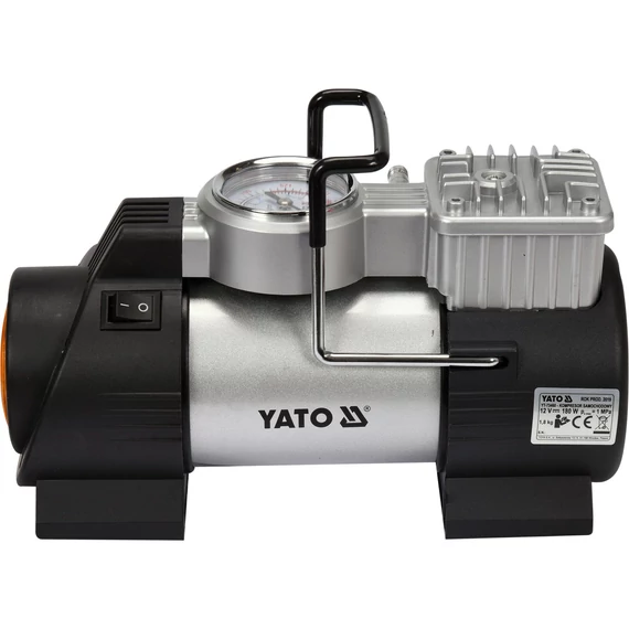 YATO Autós kompresszor LED lámpával 180W 10bar (YT-73460)