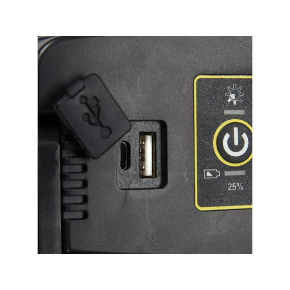 YATO 3in1 Akkus LED fényvető hangszóróval 2000lm USB (YT-81808)