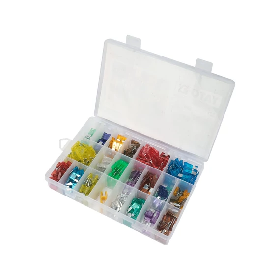 YATO Késes biztosíték készlet mini/normál 301db-os (YT-83148)