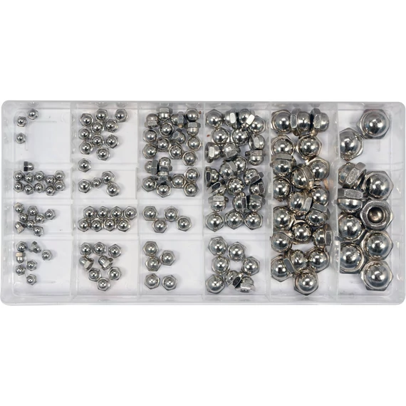 YATO Zártanya készlet, acél M3-M10 150db-os (YT-06775)