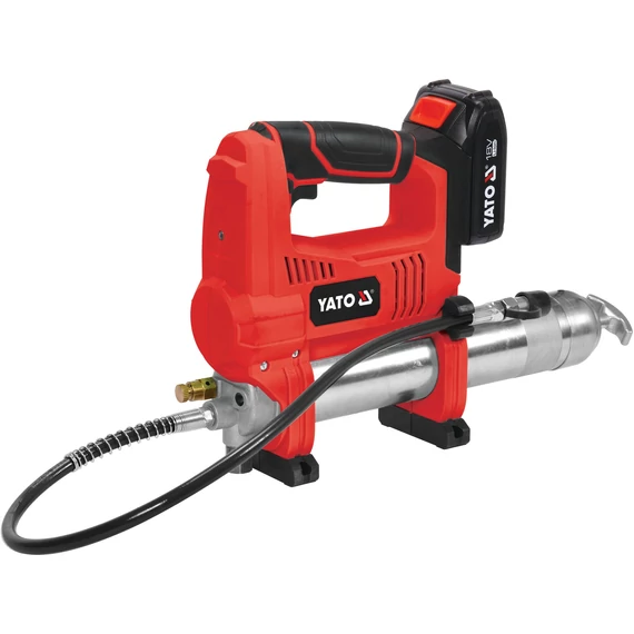 YATO Akkus zsírzó 620bar, IPX0, 600g, 18V (3,0Ah akku és töltő) (YT-07020)