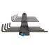 WERA 967/9 Hosszított imbuszkulcs készlet TORX 9 részes (T8-T40)