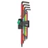 WERA 967/9 Hosszított imbuszkulcs készlet TORX 9 részes (T8-T40)