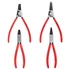 KNIPEX Seeger-gyűrű fogó készlet 4db-os (00 19 56)