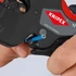 KNIPEX NexStrip Krimpelő fogó (blankoló) 190mm (12 72 190 SB)