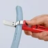 KNIPEX Kábel csupaszító (blankoló) kés, kampós pengével 165mm (16 20 165 SB)
