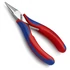 KNIPEX Elektronikai markolófogó, lapos, kerek csőrrel 115mm (35 22 115)