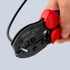 KNIPEX PreciForce Krimpelő fogó MC4/MC4 EVO 2 csatlakozókhoz, 4-6mm2, AWG12-10, 220mm (97 52 42)