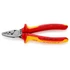 KNIPEX Érvéghüvely fogó SZIGETELT 180mm (97 78 180)