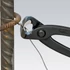 KNIPEX Betonszerelő fogó (rabitzfogó) feketére foszfátozott 220mm (99 00 220)